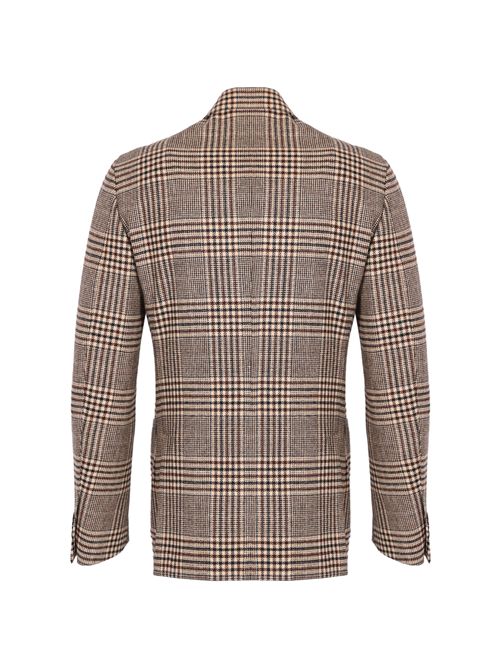Giacca doppiopetto Roma Principe di Galles in lana e cashmere LARDINI | CN6203E AAIF65517250BR